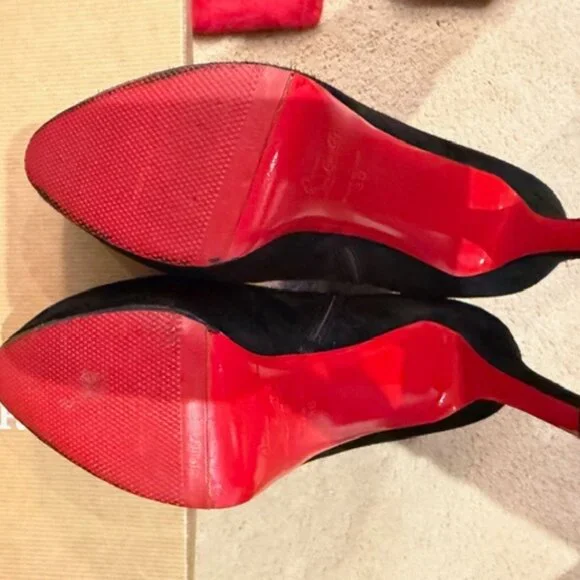 Christian Louboutin Platform Suede Bootie - Picture 11 of 16